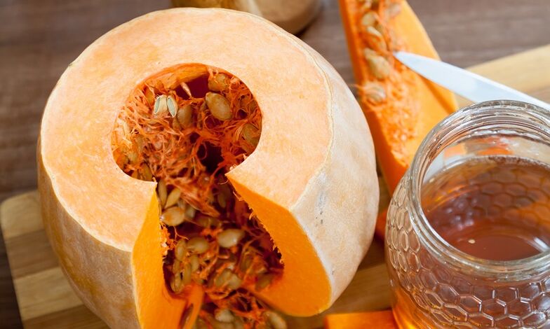 Pumpkin seeds with honey - effective remedy for treating helminths