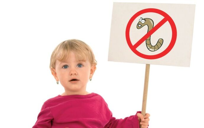 Prevention will save children from being infected with worms