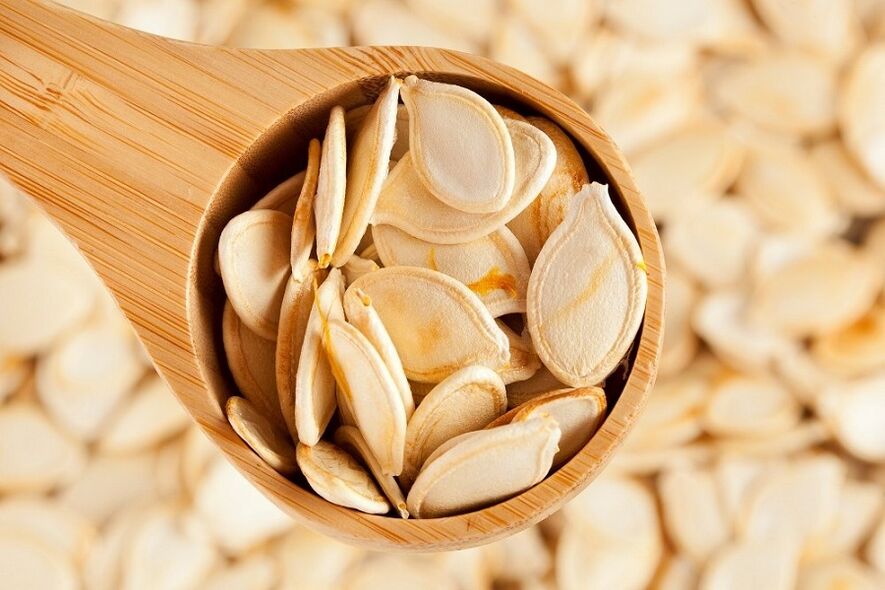 Pumpkin seeds to eliminate parasites