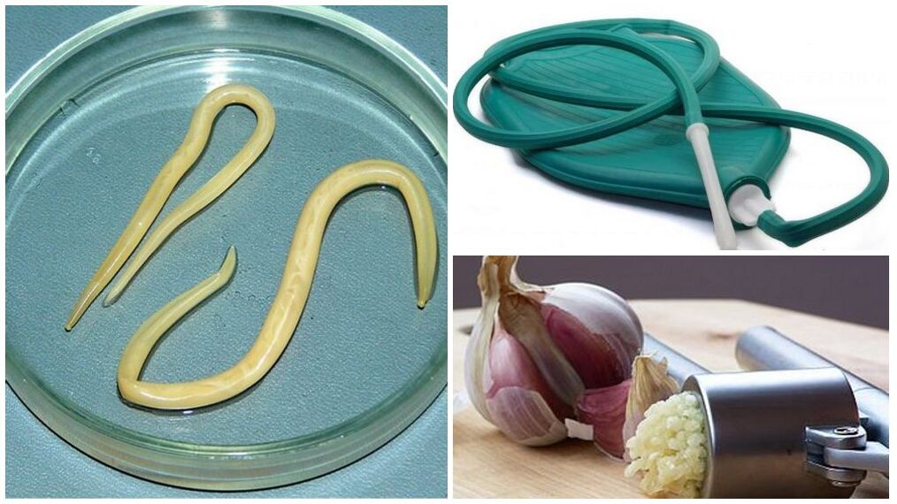 enema with garlic for worms
